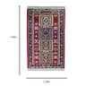 Tapete para Sala de Jantar Quarto Hall de Entrada Turco Kilim Dupla Face - 120x180cm - 3