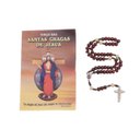 Ver imagem 2 de Terço Santas Chagas de Jesus 26cm Folheto Contas 6mm
