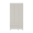 Ver imagem 7 de Guarda-roupa Infantil 92cm 3 Portas e 2 Gavetas Allegra Multimóveis Mp4442 Branco/off White