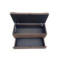 Ver imagem 6 de RECAMIER PUFF BAÚ SAPATEIRA E GAVETA 90 CM PARA CAMA DE SOLTEIRO- MARROM