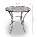 Ver imagem 2 de Conjunto Jardim e Area Externa Elíptico - 4 Cadeiras e Mesa