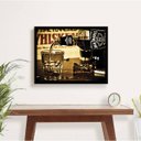 Ver imagem 2 de Quadro Garrafa Jack Daniel's 24x18cm - com vidro:Madeira preta