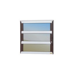 Janela de Alumínio Basculante 60x120cm Vidro Espelhado Elite Brimak - 1