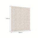 Ver imagem 3 de Painel para TV até 85 Polegadas de MDF 270cm x 260cm Decape Provence
