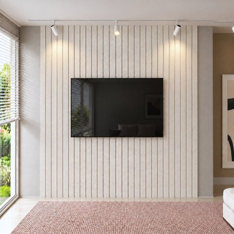 Painel para TV até 85 Polegadas de MDF 270cm x 260cm Decape Provence