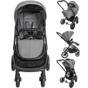 Ver imagem 2 de Carrinho Moises Bebe Conforto Base Isofix Kiddo Sunny Grafite