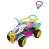 Carrinho de Passeio Infantil Quadriciclo com Haste e Pedal Cor:menina - 1