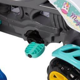 Carrinho de Passeio Infantil Quadriciclo com Haste e Pedal Cor:menina - 6