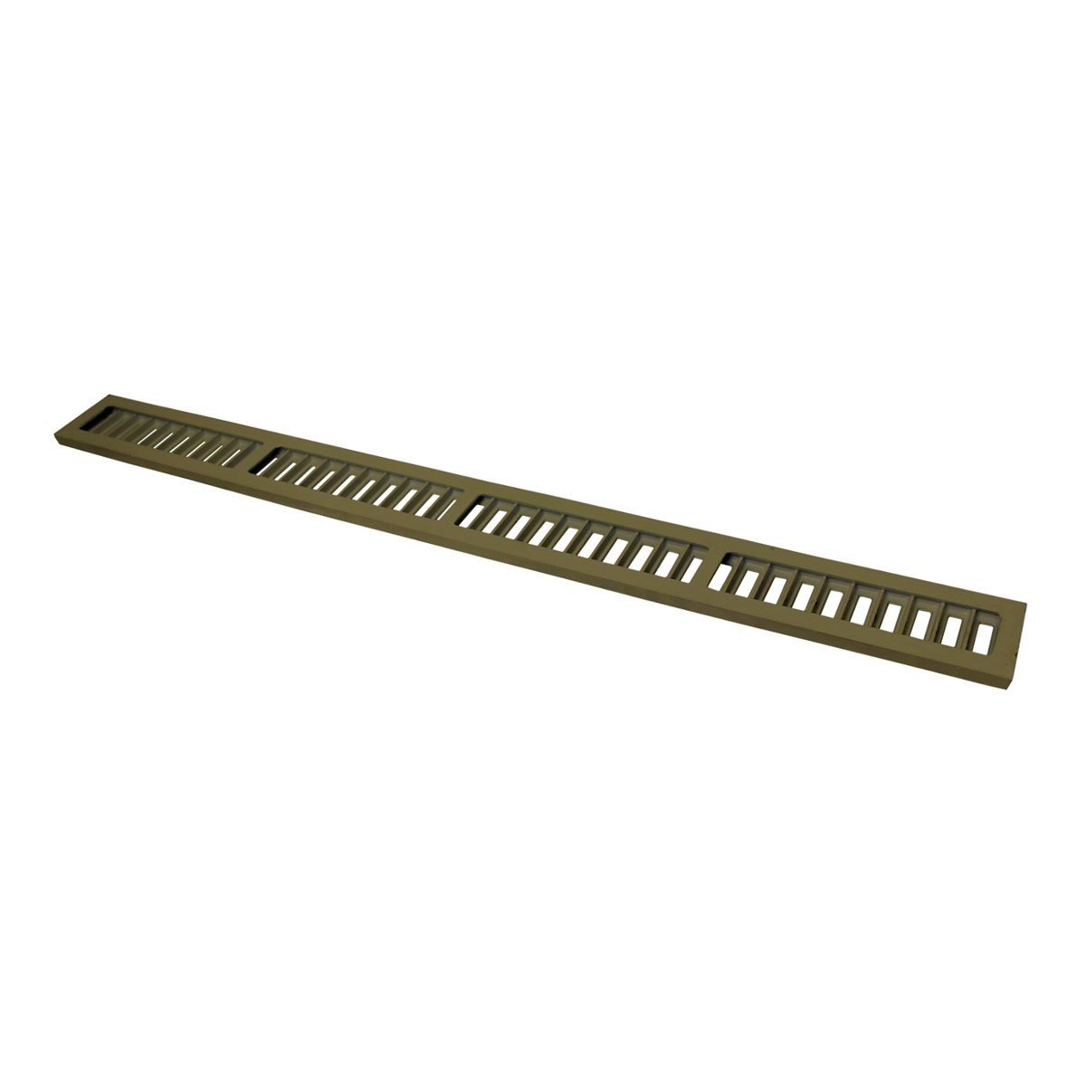 Ralo Grelha Linear com Caixilho em Alumínio Fendi 8x100cm - 2