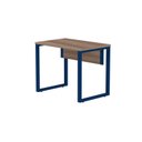 Ver imagem 6 de Escrivaninha Mesa Escritório PE25 90cm Walnut e Azul Delrei Cinza