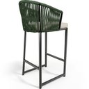 Ver mais imagens de Kit 02 Banqueta Para Área Gourmet Cozinha Varanda Corda Náutica Sunset D04 Verde - Lyam Decor