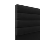 Ver imagem 5 de Cabeceira California para Cama Box Queen 160 cm Suede Preto - D’Rossi