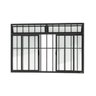 Janela Plus 4 Folhas com Bandeira e Grade Vidro Liso 100cm X 120cm Brimak - 1