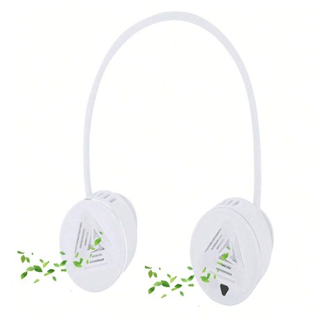 Ventilador de Pescoço Esporte 5 Velocidades Usb Bateria Recarregavel Flexivel Exercicio Atividade Ao