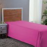 Lençol Solteiro sem Elástico 400 Fios Virol Toque Aveludado Extra Macio 01 Peça:pink - 1