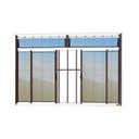 Ver imagem 1 de Janela Plus 4 Folhas com Bandeira e Grade Vidro Reflex 100cm X 200cm Brimak