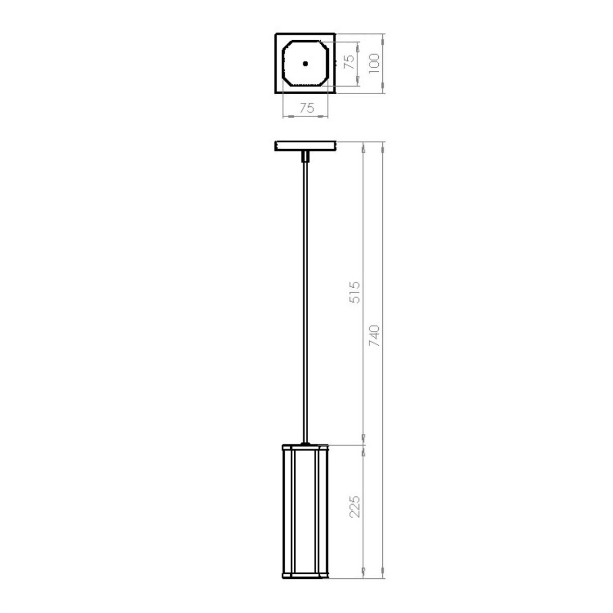 Pendente Madeira Canto Agata Led 18w 2000lm Bivolt - 7