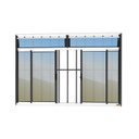 Ver imagem 1 de Janela Plus 4 Folhas com Bandeira e Grade Vidro Reflex 100cm X 200cm Brimak