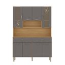Ver imagem 2 de Armário de Cozinha 8 Portas 2 Gavetas Golden - Ssx Multicoisas