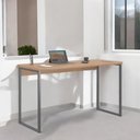 Ver imagem 2 de Mesa Home Office Escrivaninha Industriale 1,20 Montana