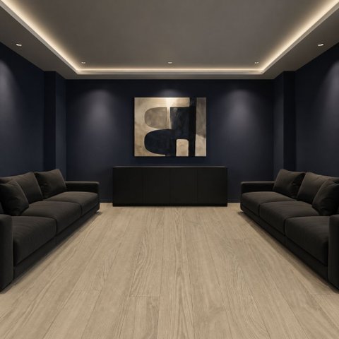 Piso Vinílico em Manta PVC 0,7mm Antiderrapante 6m² Imita Madeira Fosco Carvalho-Canela