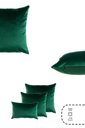 Ver imagem 3 de Almofada Veludo Paris 30x50cm Verde FASTLAR Almofada de Veludo Capa com enchimento