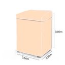 Ver imagem 5 de Capa para Máquina de Lavar Preta em Pvc Antimofo - Tamanho G:branco