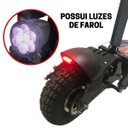 Ver imagem 6 de Patinete Elétrico 1000w Dobrável 48 Km/h Autonomia 30 Km até 115 Kg Led Preto Importway Iwpel1000w