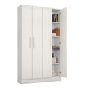 Ver imagem 4 de Kit com 2 Armários Multiuso Escritório NT4045 4 Portas e Prateleiras Branco
