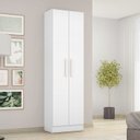 Ver imagem 5 de Kit com 2 Armários Multiuso Escritório NT4045 4 Portas e Prateleiras Branco