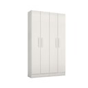 Ver imagem 2 de Kit com 2 Armários Multiuso Escritório NT4045 4 Portas e Prateleiras Branco
