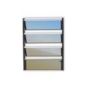 Ver imagem 1 de Janela de Alumínio Basculante 80x60cm Vidro Espelhado Plus Brimak