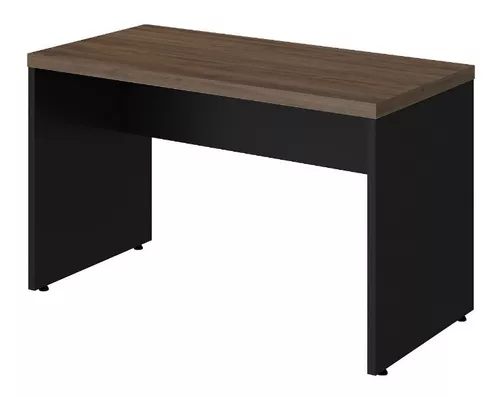 Mesa de Escritório 1,50x0,60 com Tampo De 40mm - Cor: Málaga com Preto! - 4