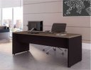 Ver imagem 4 de Mesa de Escritório 1,50x0,60 com Tampo de 40mm Cor: Málaga com Preto