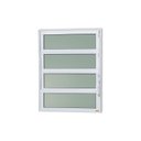 Ver imagem 1 de Janela de Alumínio Basculante 80x60cm Vidro Mini Boreal Elite Brimak Branco