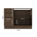 Ver imagem 4 de Balcão 120cm 2 Portas 3 Gavetas Cozinha sem Tampo Lisboa