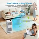Ver imagem 5 de Takywep Ar-condicionado Portátil 8.000 Btu 3 em 1 Branco