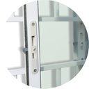 Ver imagem 2 de Janela Confort 2 Folhas com Grade Vidro Reflex 100cm X 150cm Brimak