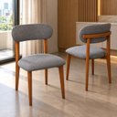 Ver imagem 1 de Kit 2 Cadeiras Maya Design Elegante & Confortável Sala de Jantar