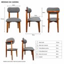 Ver imagem 3 de Kit 2 Cadeiras Maya Design Elegante & Confortável Sala de Jantar