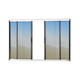 Janela Confort 4 Folhas Vidro Reflex 100cm X 120cm Brimak - 1