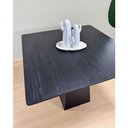 Ver imagem 4 de Mesa de Jantar Loft 4 Lugares Quadrada MDF 140x140cm Ébano Modelar Art Moveis