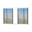 Ver imagem 1 de Janela Confort 4 Folhas Vidro Reflex 100cm X 150cm Brimak