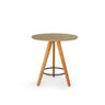 Conjunto Mesa Redonda Aline 70cm Natural com 2 Cadeiras Eames Eiffel - Rosa - 2