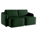 Ver imagem 2 de Sofá Cama Modulado Retrátil e Reclinável Decorativo Varsóvia 196cm Veludo Verde G33 - Gran Belo