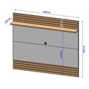 Ver imagem 5 de Jogo Painel e Rack Turim Cinamomo Off White