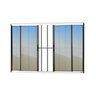 Janela Confort 4 Folhas com Grade Vidro Reflex 100cm X 150cm Brimak - 1