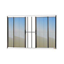 Janela Confort 4 Folhas com Grade Vidro Reflex 120cm x 200cm Brimak - 1
