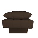 Ver imagem 3 de Maca Estética Capitonê Inclinada Corino Slk Decor Opala com Almofada Marrom