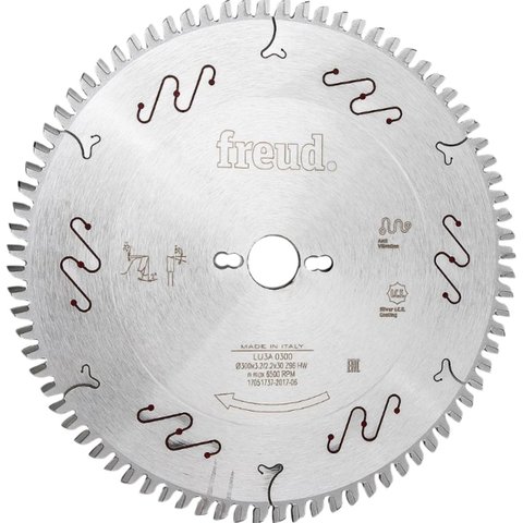 Disco Serra LU3A0300 300x3,2x30mm Freud 96D para MDF